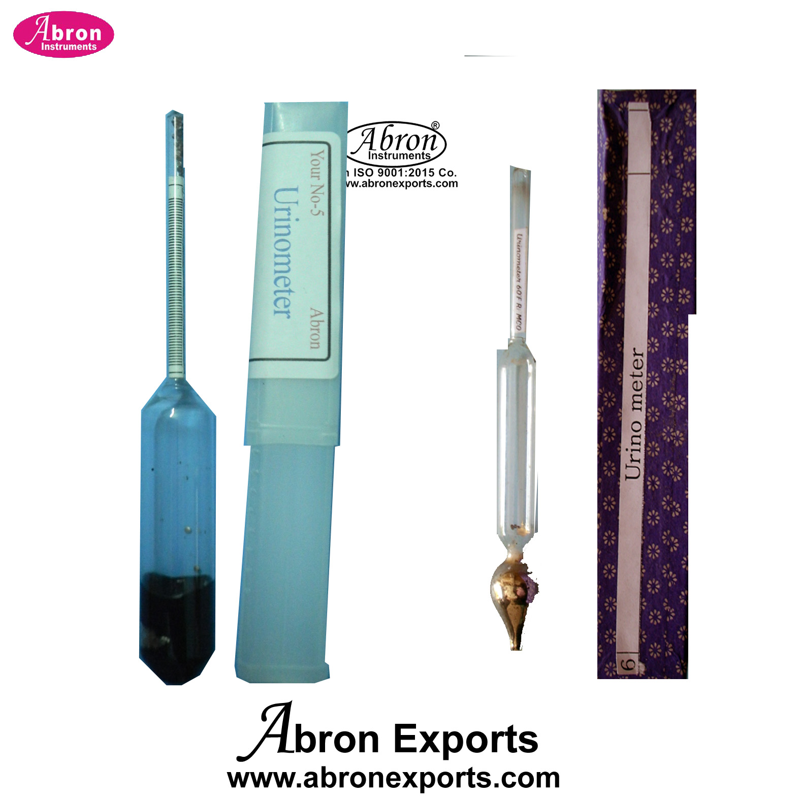 Urinometers glass in case Urine specific gravity meter tester 1000 to 1060  Abron Hydrometer  AP-687-1166 ABM-2790U Hospital Nursing Home Medical Clinical Path Lab Abron.